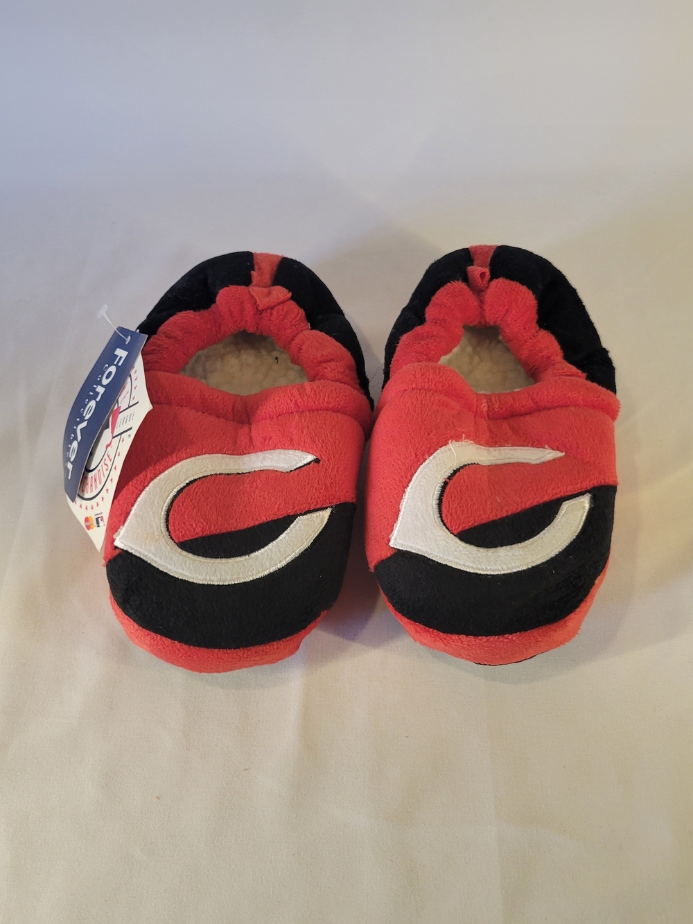 Cincinnati Reds MLB Forever Collectibles Baby Bootie Slippers Size XL 12-24M